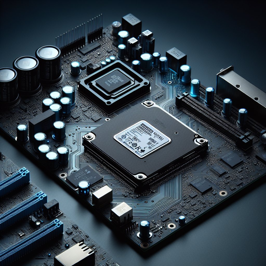 SSD on motherboard surface